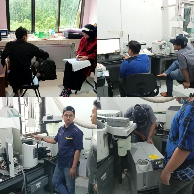 Pelatihan Atomic Absorption Spectrophotomotor (AAS)